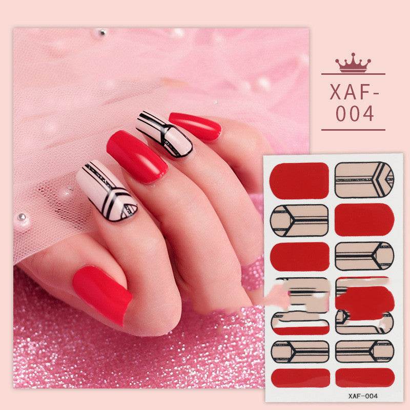 Nail Art Imitation Diamond Nail Polish Film Nail Sticker Nail Polish Glue - Mubimart