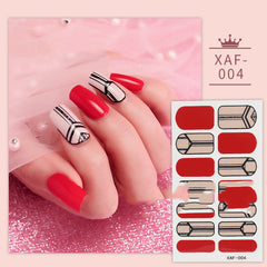 Nail Art Imitation Diamond Nail Polish Film Nail Sticker Nail Polish Glue - Mubimart -  