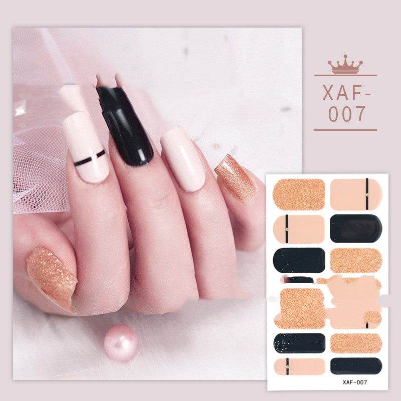 Nail Art Imitation Diamond Nail Polish Film Nail Sticker Nail Polish Glue - Mubimart