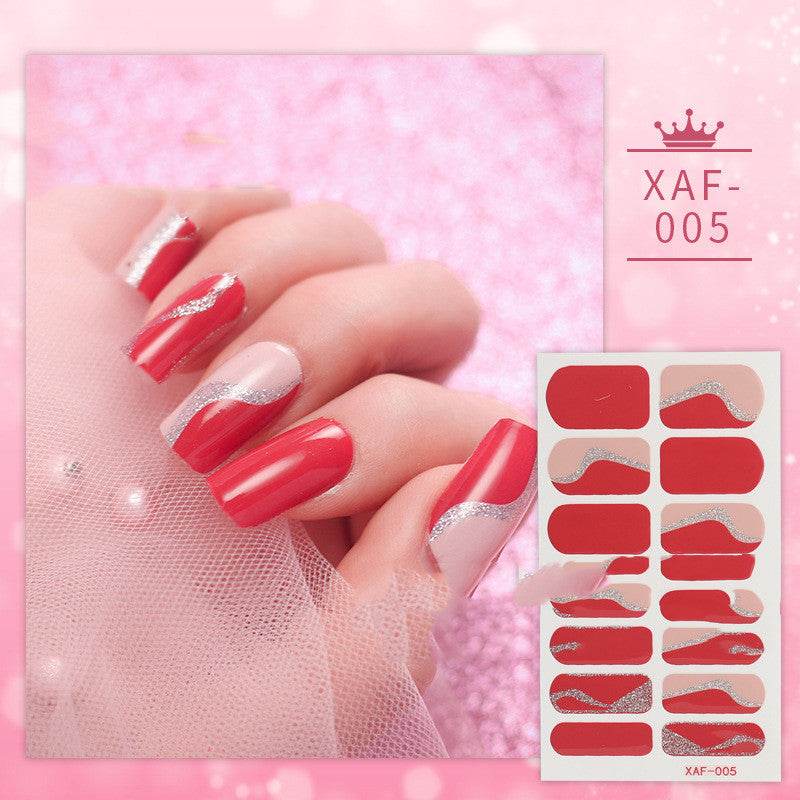 Nail Art Imitation Diamond Nail Polish Film Nail Sticker Nail Polish Glue - Mubimart