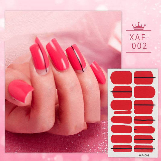 Nail Art Imitation Diamond Nail Polish Film Nail Sticker Nail Polish Glue - Mubimart