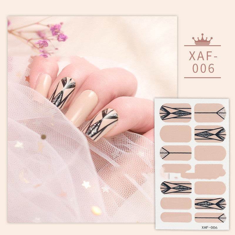 Nail Art Imitation Diamond Nail Polish Film Nail Sticker Nail Polish Glue - Mubimart
