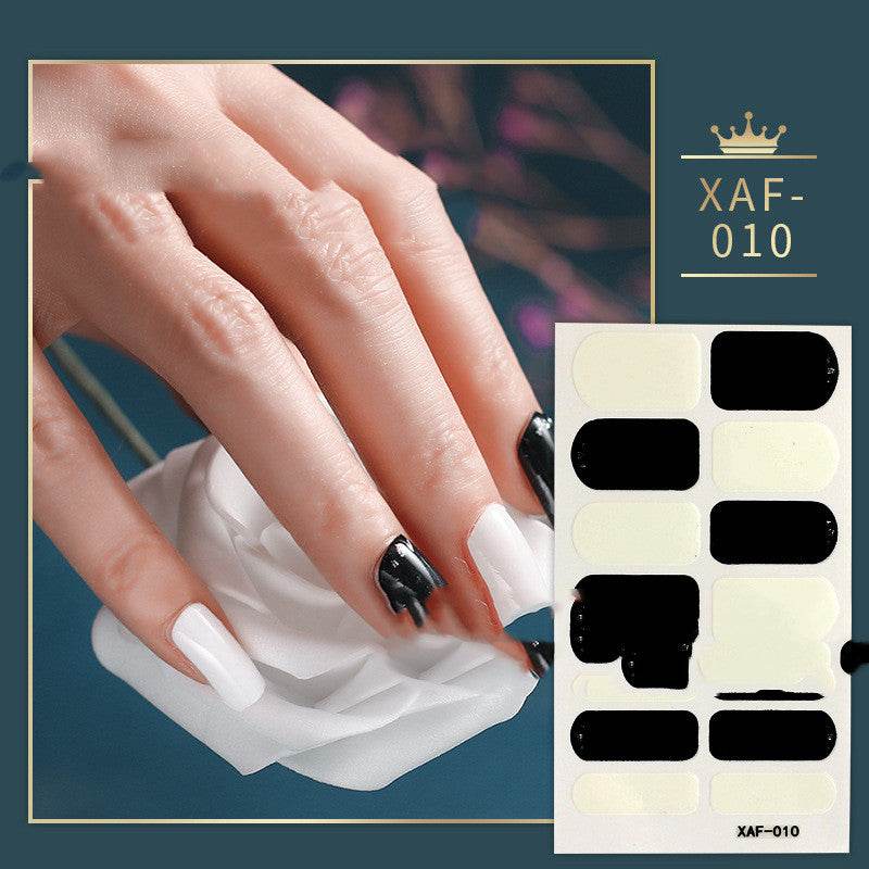 Nail Art Imitation Diamond Nail Polish Film Nail Sticker Nail Polish Glue - Mubimart