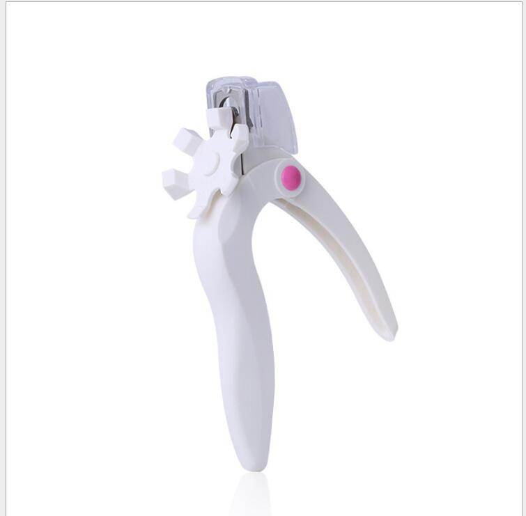 Nail Art Scissors False Nail Tips Edge Cutter - Mubimart