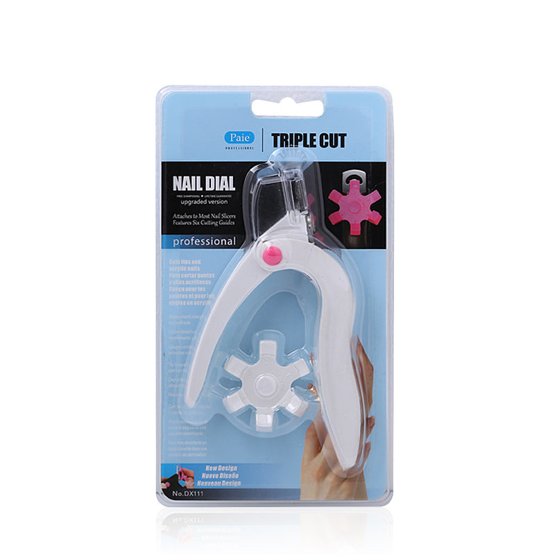 Nail Art Scissors False Nail Tips Edge Cutter - Mubimart -  