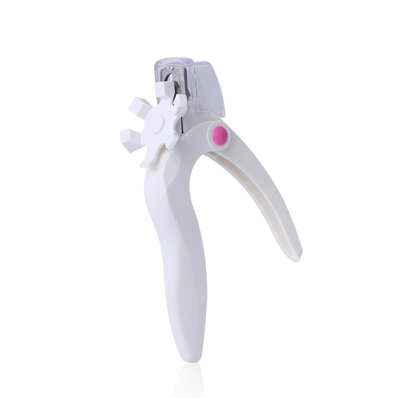 Nail Art Scissors False Nail Tips Edge Cutter - Mubimart - Nail Clipper 