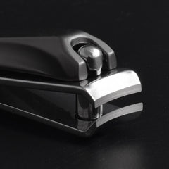 Nail Clipper Single Black Stainless Steel Nail Clipper Tool - Mubimart -  