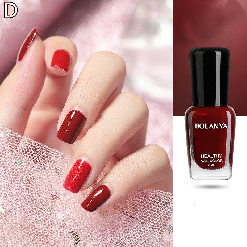 Nail Polish Autumn And Winter Transparent Nail Polish Glue - Mubimart