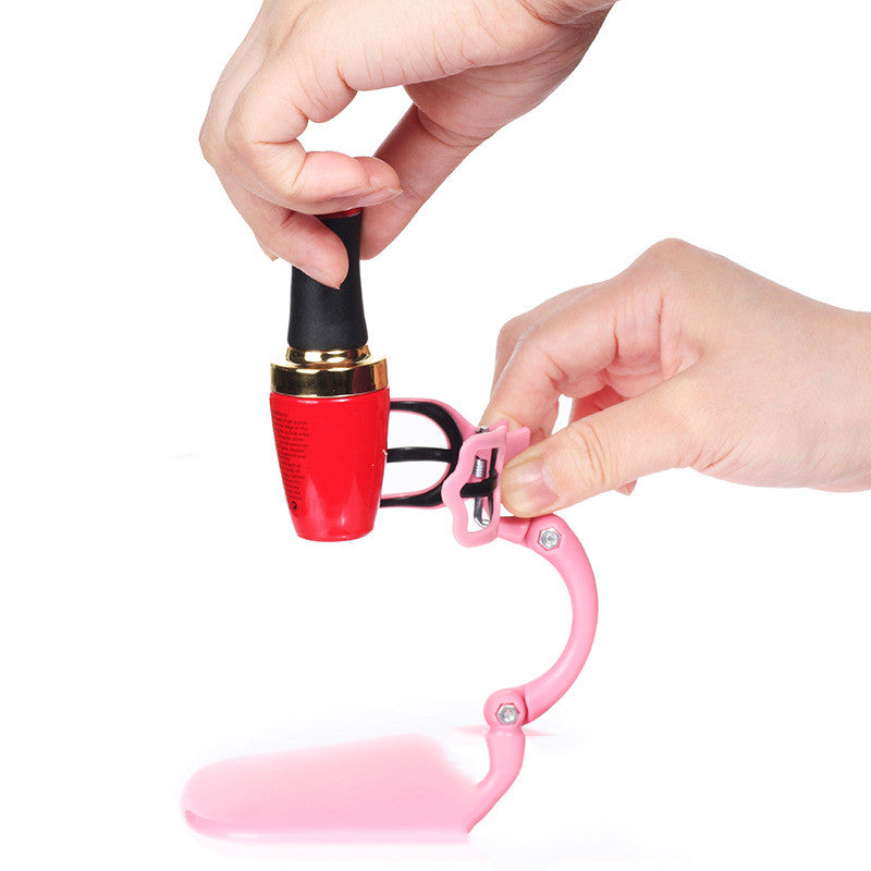 Nail Polish Fixation Clip Nail Polish Bottle Aid - Mubimart - Nail Polish Tool 