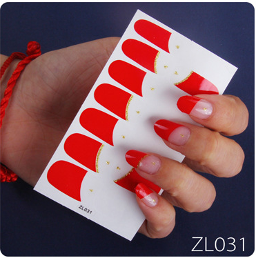 Nail Polish Stickers - Mubimart -  