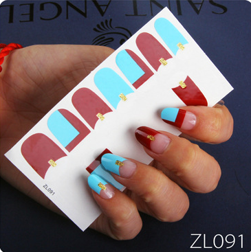 Nail Polish Stickers - Mubimart -  