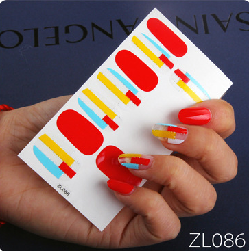 Nail Polish Stickers - Mubimart -  