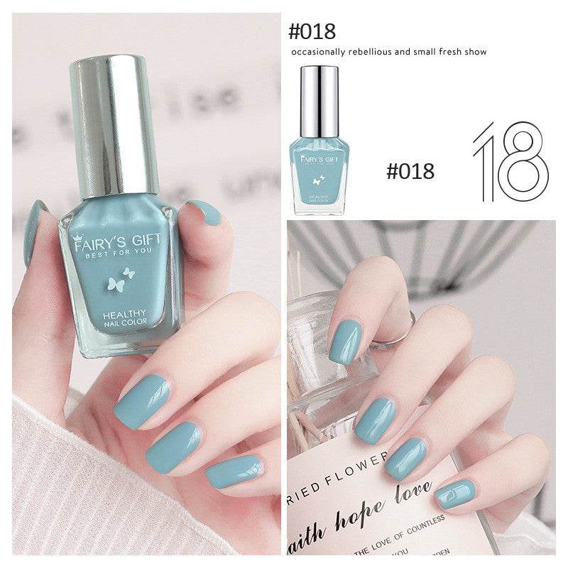 Nail Polish Tear-Free Baking-Free Water-Based Nail Polish New Summer Nail Polish Transparent Gloss Nail Polish - Mubimart