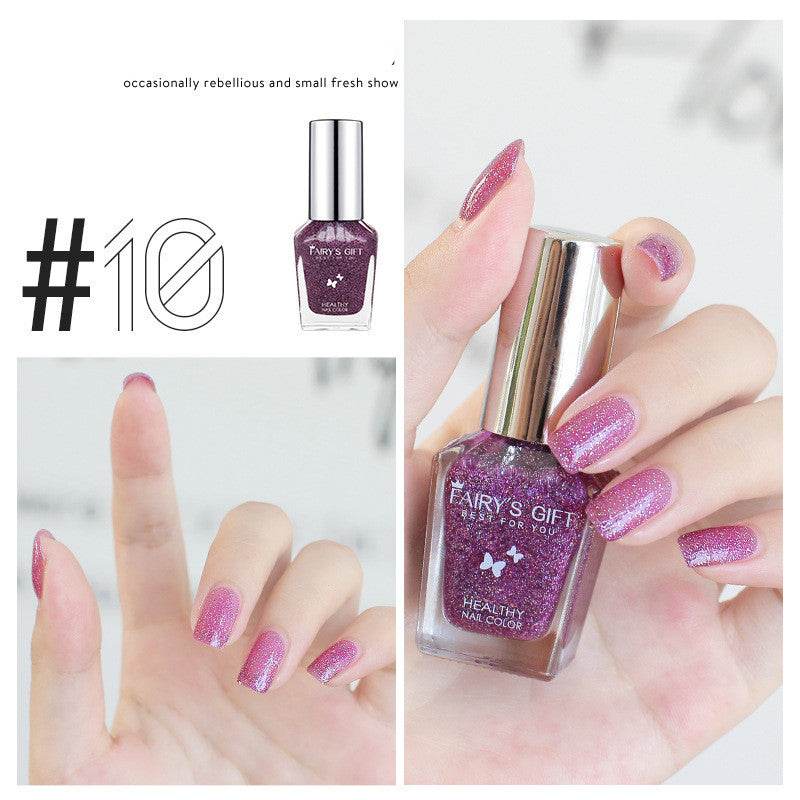 Nail Polish Tear-Free Baking-Free Water-Based Nail Polish New Summer Nail Polish Transparent Gloss Nail Polish - Mubimart