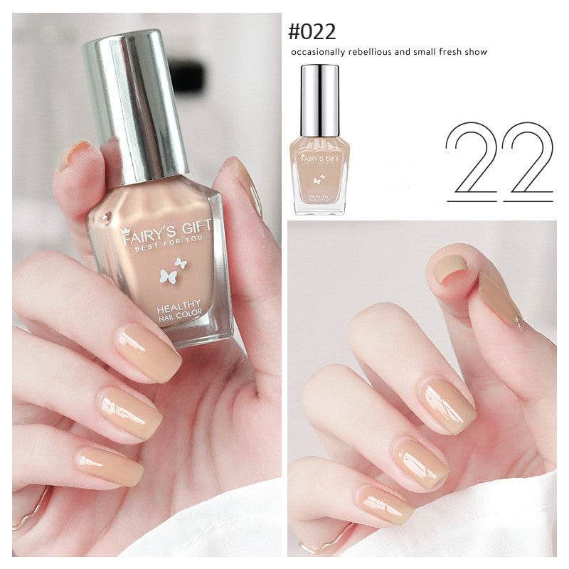 Nail Polish Tear-Free Baking-Free Water-Based Nail Polish New Summer Nail Polish Transparent Gloss Nail Polish - Mubimart