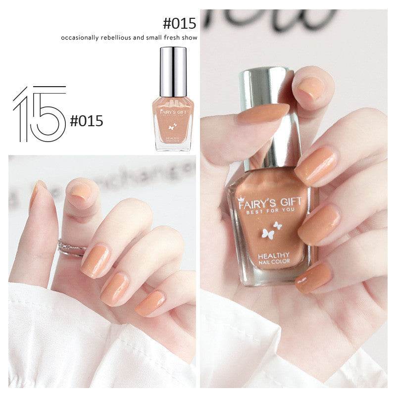 Nail Polish Tear-Free Baking-Free Water-Based Nail Polish New Summer Nail Polish Transparent Gloss Nail Polish - Mubimart