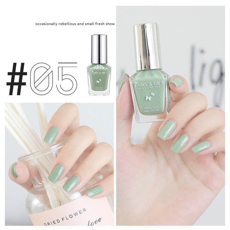 Nail Polish Tear-Free Baking-Free Water-Based Nail Polish New Summer Nail Polish Transparent Gloss Nail Polish - Mubimart
