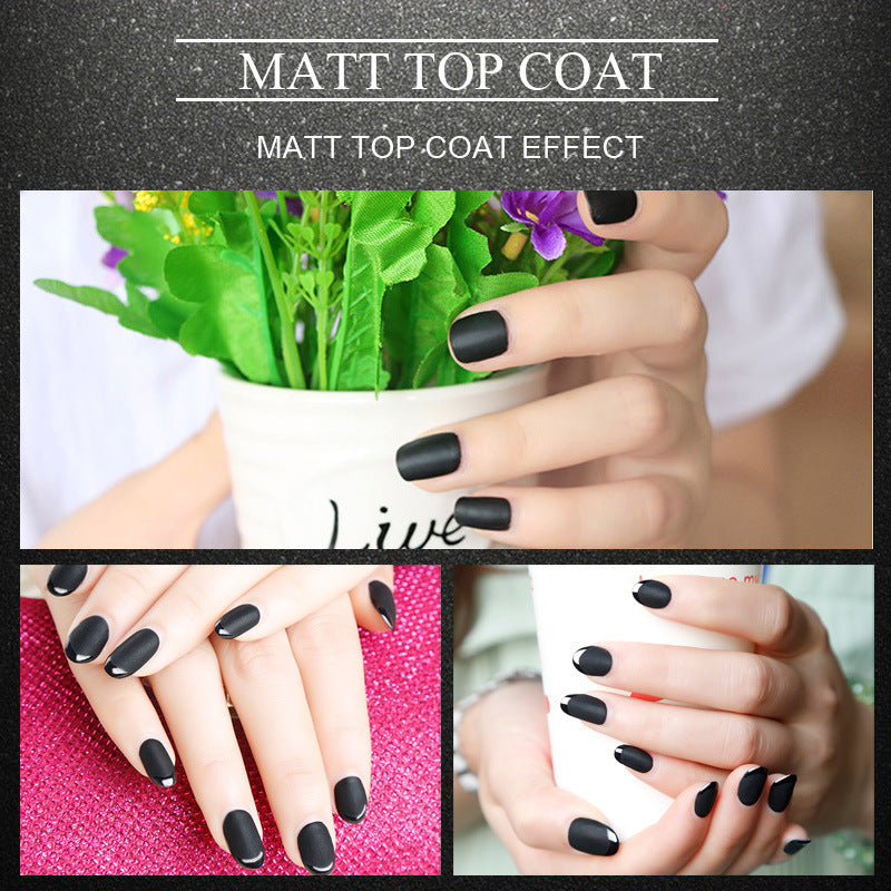 Nail matte seal nail polish - Mubimart -  