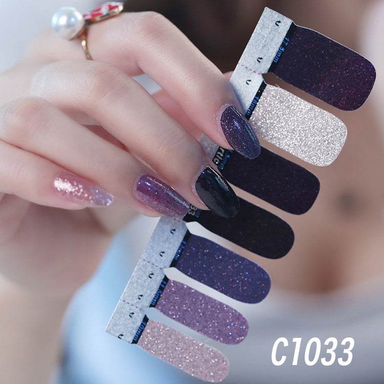 Nail polish nail sticker - Mubimart