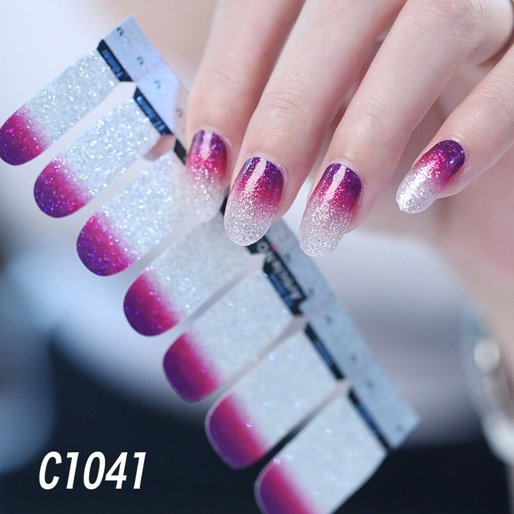 Nail polish nail sticker - Mubimart -  