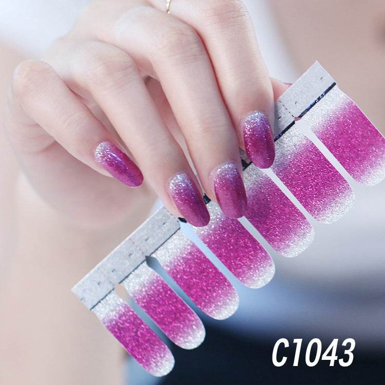 Nail polish nail sticker - Mubimart