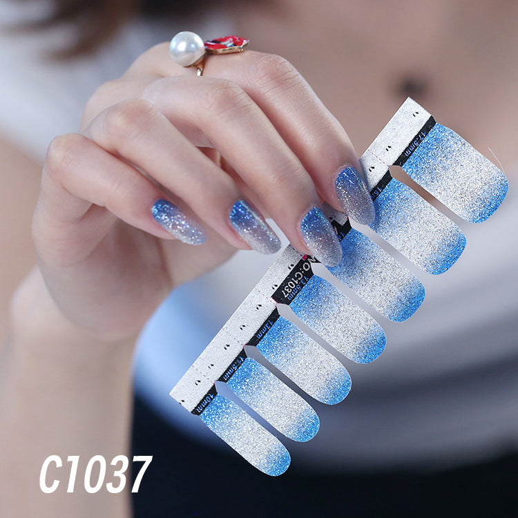 Nail polish nail sticker - Mubimart -  