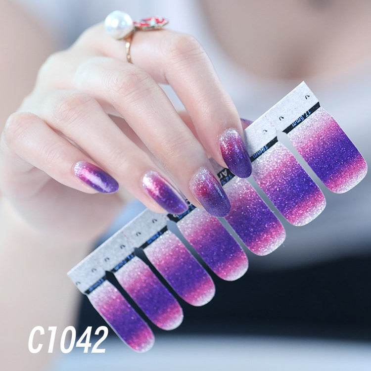 Nail polish nail sticker - Mubimart