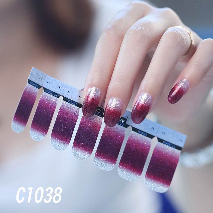 Nail polish nail sticker - Mubimart