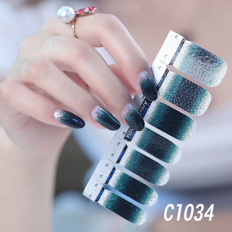 Nail polish nail sticker - Mubimart