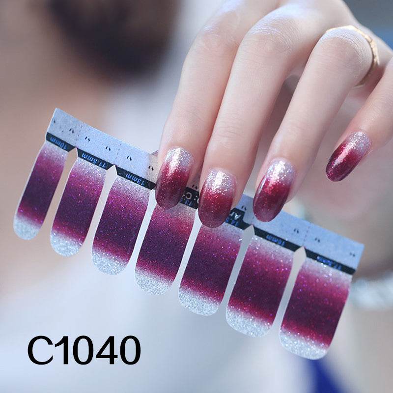 Nail polish nail sticker - Mubimart