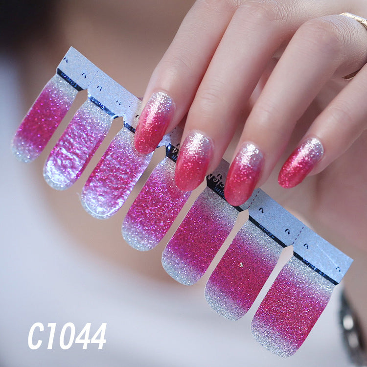 Nail polish nail sticker - Mubimart -  