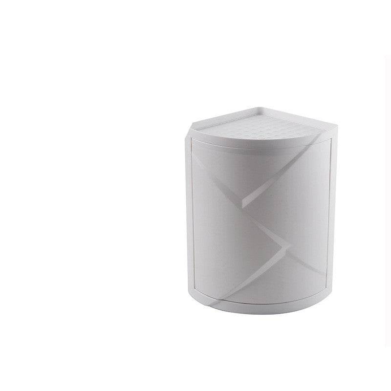 Nailless Multi-function Rotating Punch-Free Firm Shower Corner Shelf - Mubimart