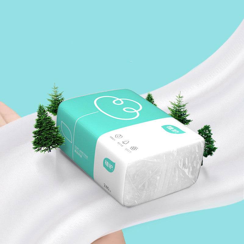 Napkins, Pumping Paper, Wood Pulp Facial Tissues, Baby Tissues, 4 Packs - Mubimart