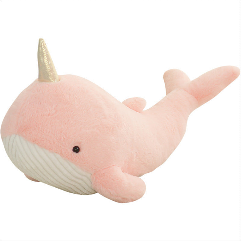 Narwhal pillow is soft and cute - Mubimart -  