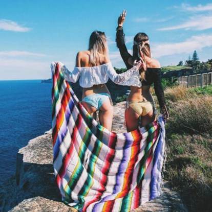 National wind beach blanket beach towel - Mubimart