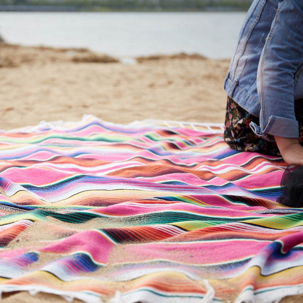 National wind beach blanket beach towel - Mubimart