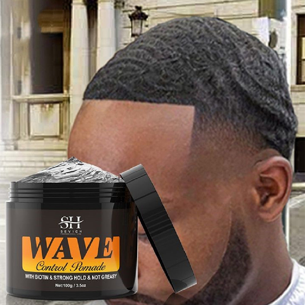 Natural Wavy Frizz Control Pomade Strong Hold - Mubimart - Hair Pomade 