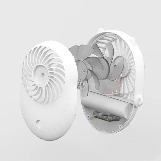 Neck Fan Portable Mini Usb 5V Cooler Rechargeable Outdoor Office Travel Handheld Silent Small Cooling Fans Portable Fan Hanging - Mubimart