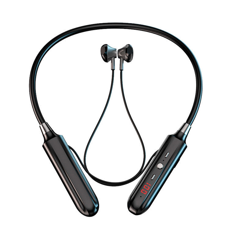 Neckband Bluetooth Headset Wireless Sound Card - Mubimart -  