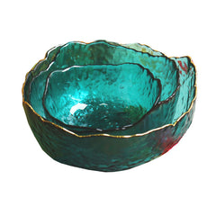 Net Celebrity Ins Colored Glass Salad Bowl - Mubimart -  