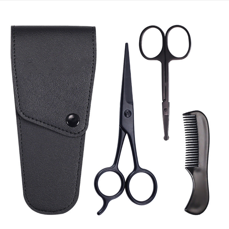 New All Black Beard Repair Kit Portable - Mubimart -  