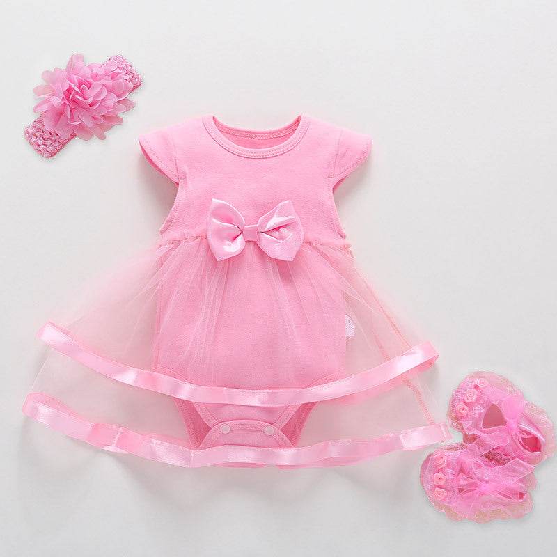 New Baby Girl Birthday Princess Dress - Mubimart