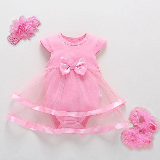 New Baby Girl Birthday Princess Dress - Mubimart