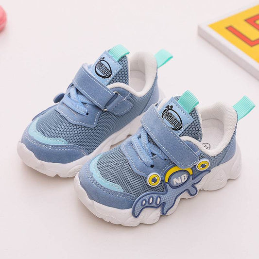 New Baby Shoes Baby Soft Sole Sneakers Breathable Net Shoes - Mubimart