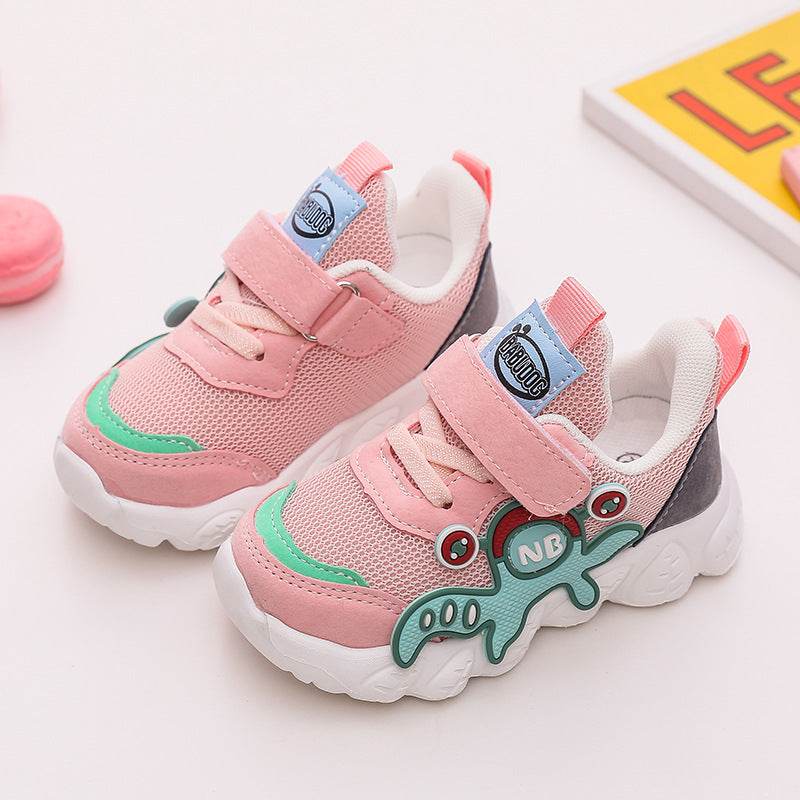 New Baby Shoes Baby Soft Sole Sneakers Breathable Net Shoes - Mubimart