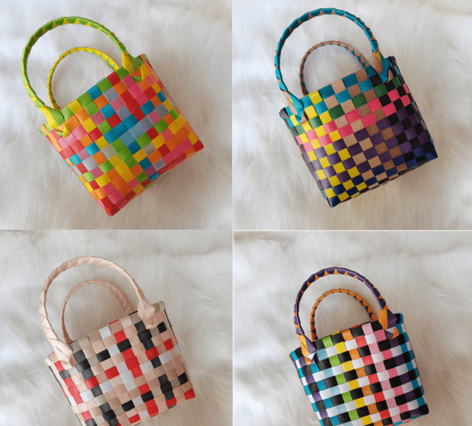 New Basket Color Plastic Small Basket Mini - Mubimart