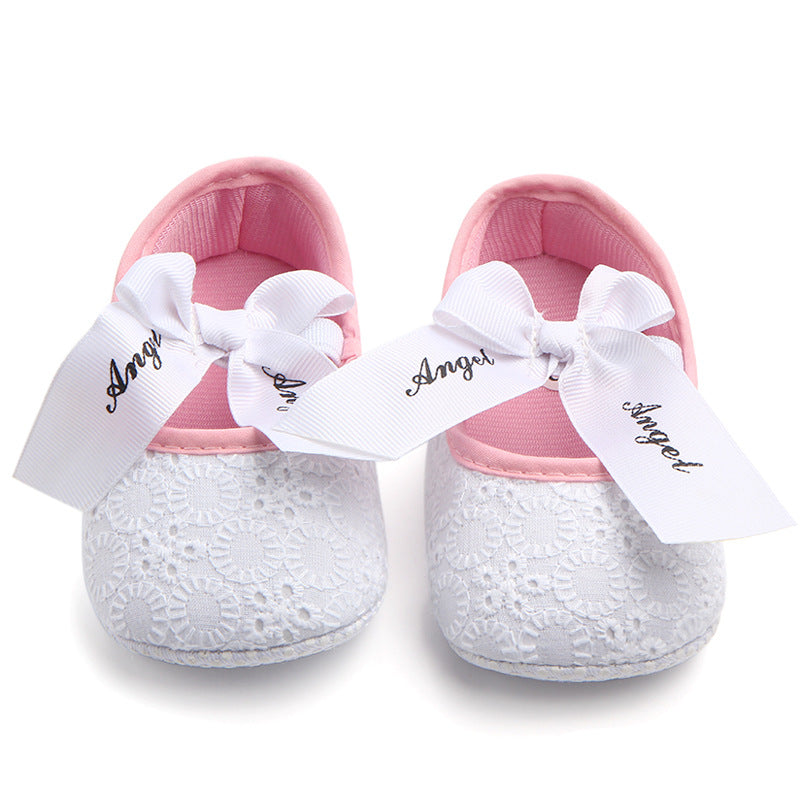 New Bow Princess Shoes Baby Shoes Baby Shoes - Mubimart -  