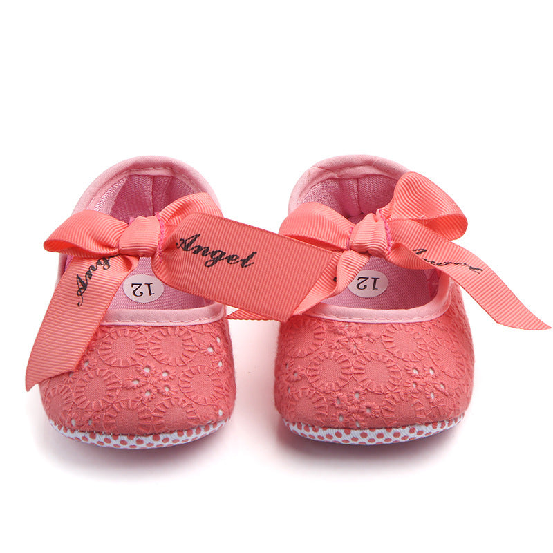 New Bow Princess Shoes Baby Shoes Baby Shoes - Mubimart -  