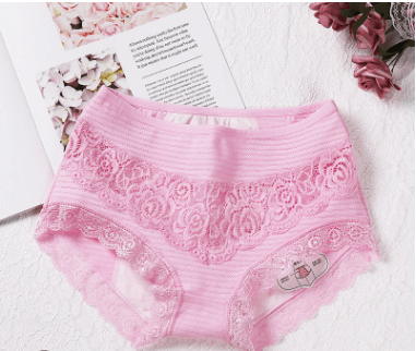 New Breathable Physiological Pants In The High Waist Cotton Underwear Women's Menstrual Period Large Size Health Pants - Mubimart