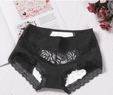 New Breathable Physiological Pants In The High Waist Cotton Underwear Women's Menstrual Period Large Size Health Pants - Mubimart